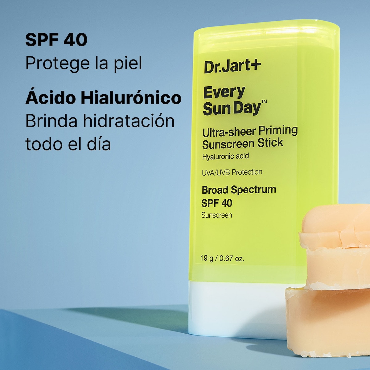 EVERY SUN DAY™ INVISIBLE KOREAN SUNSCREEN STICK SPF 40 (PROTECTOR SOLAR EN BARRA)